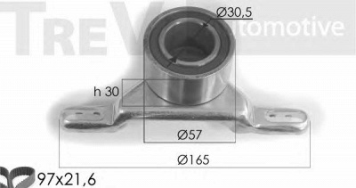 TREVI AUTOMOTIVE kd1068 -  Комплект ремня ГРМ